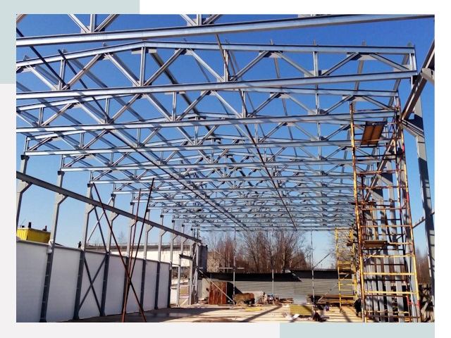 Строительство цехов в Лесозаводск от 620 руб. под ключ