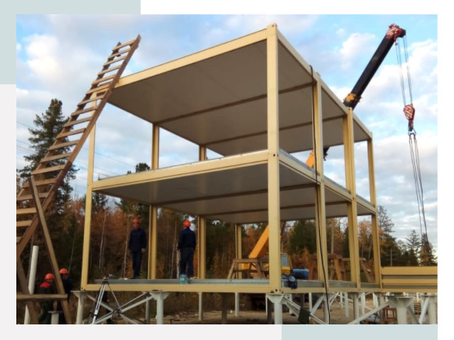 Строительство модульных здания Лесозаводск