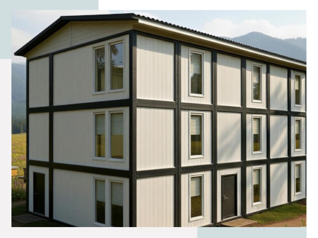 Модульные общежития в Лесозаводске