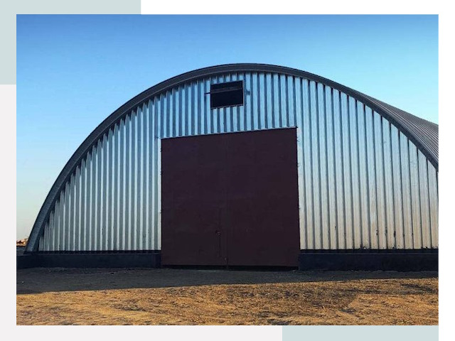 Арочные ангары в Лесозаводске