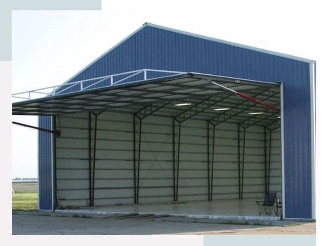 Прямо стенные ангары в Лесозаводске