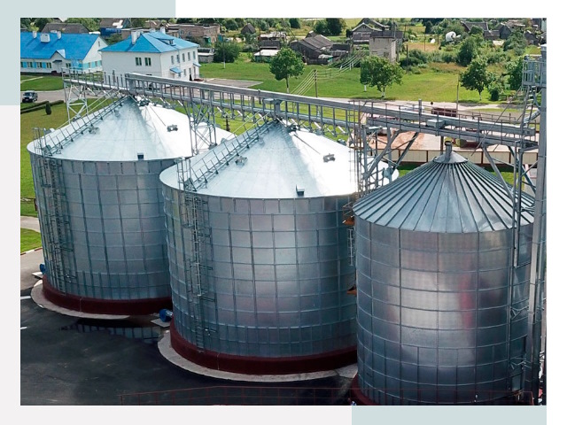 Металлические силосы в Лесозаводске