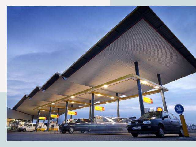 Навесы для АЗС в Лесозаводск от 620 руб. - Защита и комфорт