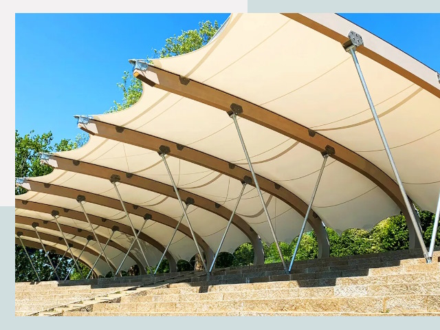 Мембранные конструкции в Лесозаводск от 620 руб. за м2