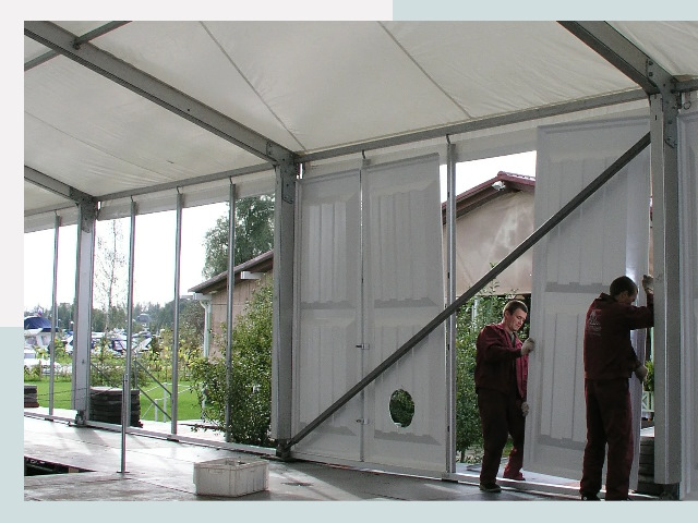 Быстро сборные шатры в Лесозаводск от 620 руб. за м²