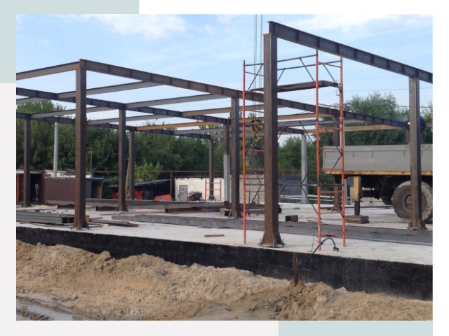 Фундамент для ангаров в Лесозаводске